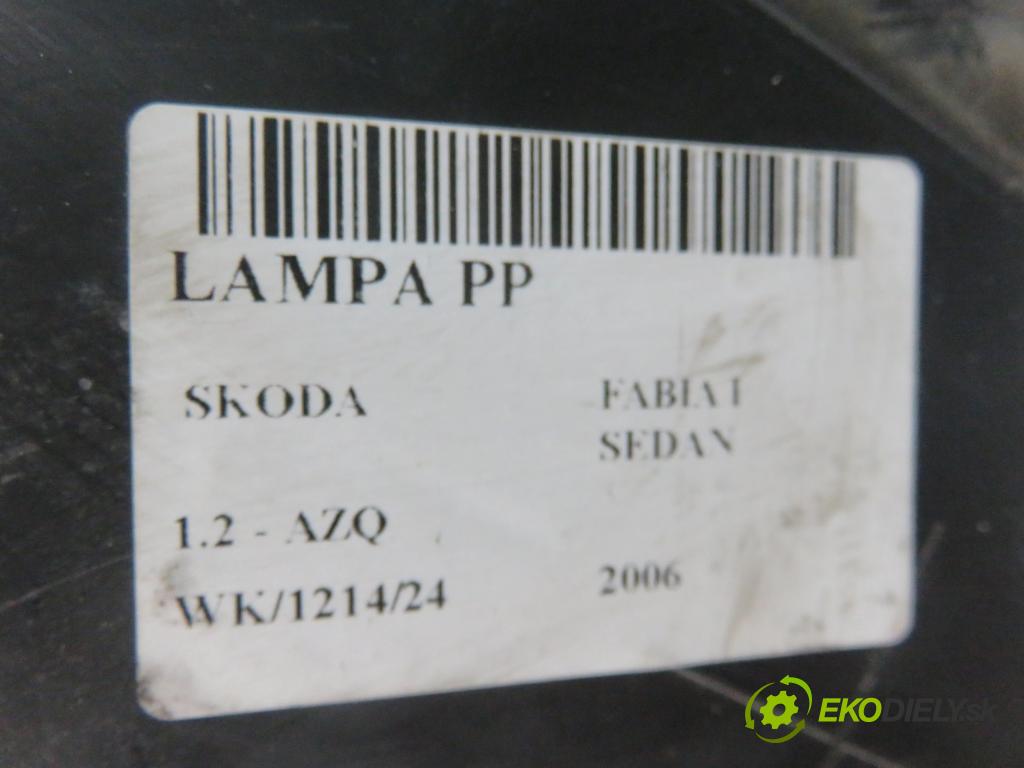 SKODA FABIA I SEDAN (6Y3) SEDAN 2006 47,00 1.2 - AZQ 1198,00 Svetlo PP 