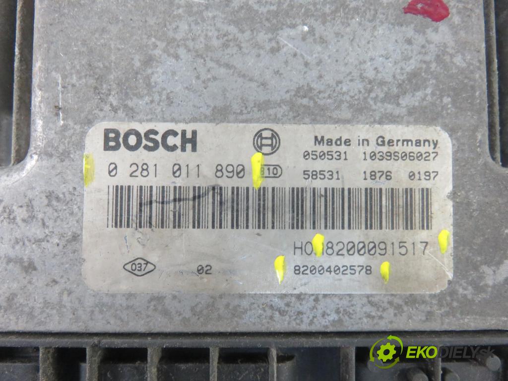OPEL VIVARO A Autobus (X83) BUS 2005 99,00 2.5 DTI - G9U 730 2464,00 řídící jednotka motora 8200091517 ; 8200402578 ; 0281011890
