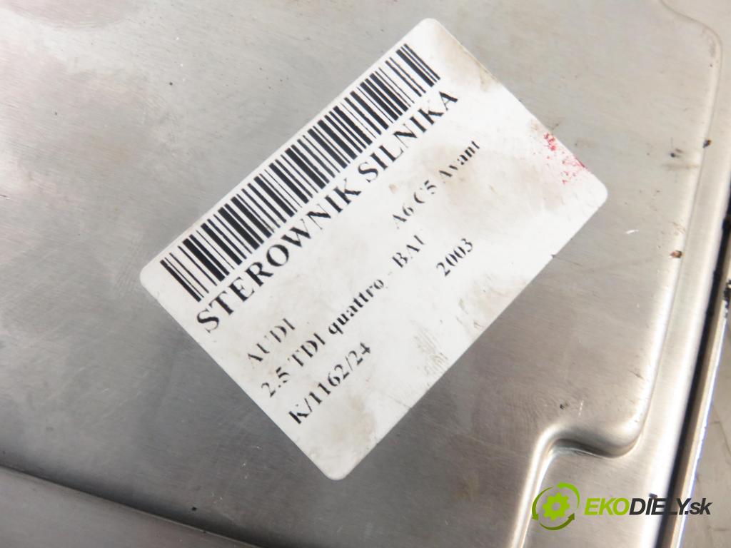 AUDI A6 Avant (4B5, C5) KOMBI 2003 132,00 2.5 TDI quattro - BAU 2496,00 Riadiaca jednotka Motor 8E0907401J ; 0281011387