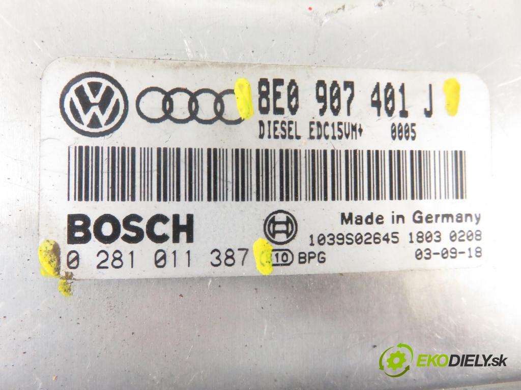 AUDI A6 Avant (4B5, C5) KOMBI 2003 132,00 2.5 TDI quattro - BAU 2496,00 Riadiaca jednotka Motor 8E0907401J ; 0281011387
