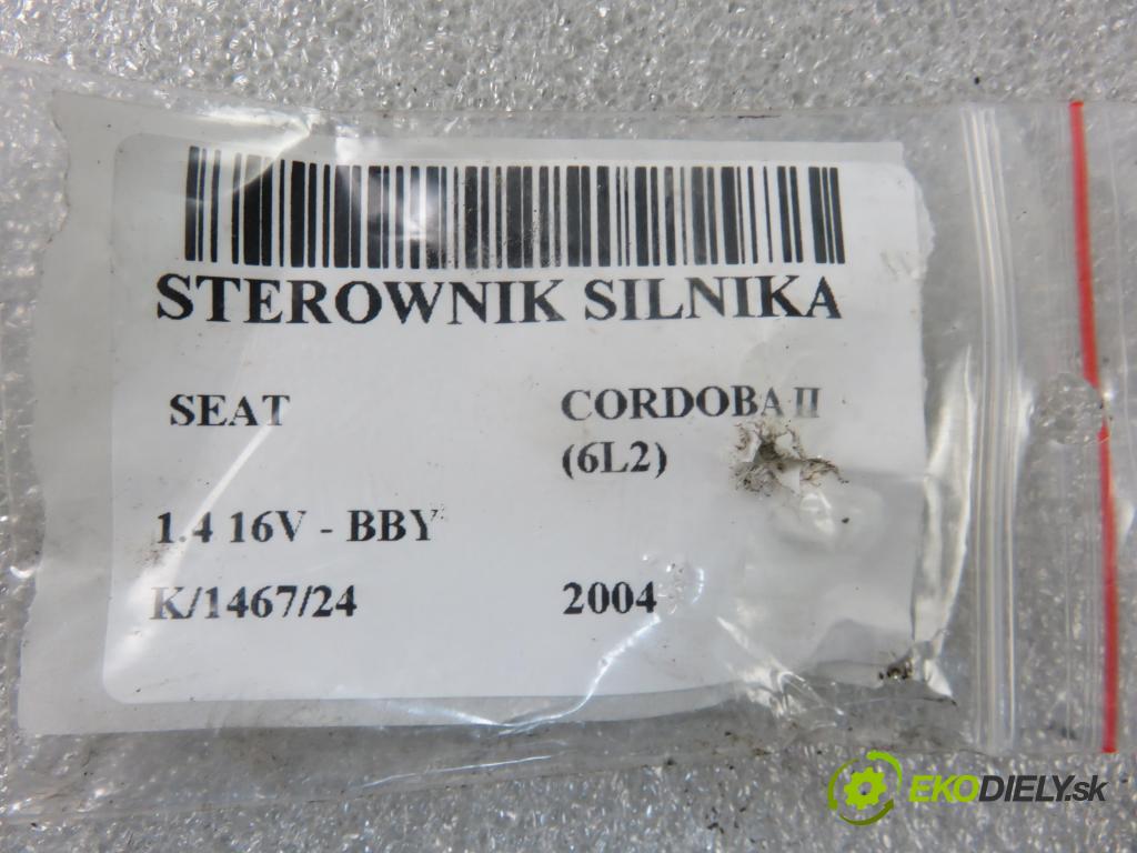 SEAT CORDOBA (6L2) SEDAN 2004 55,00 1.4 16V - BBY 1390,00 řídící jednotka motora 036906034GM
