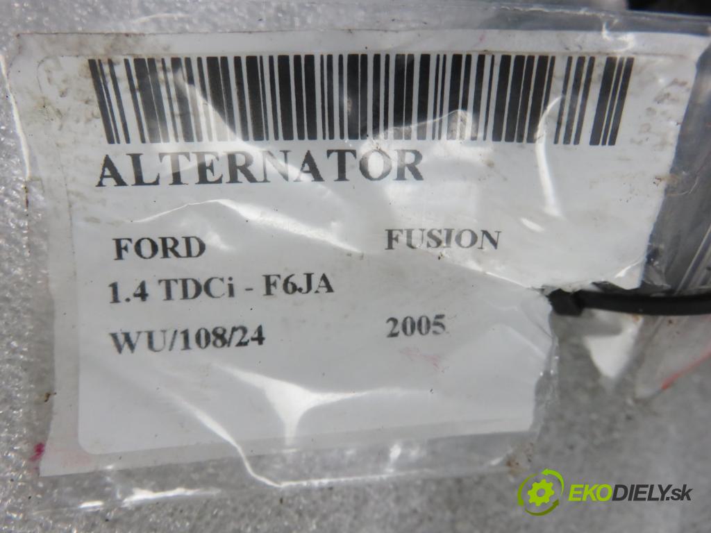FORD FUSION (JU_) HB 2005 0,00 1.4 TDCi - F6JA 1399,00 Alternátor 3S6TAA (Alternátory)