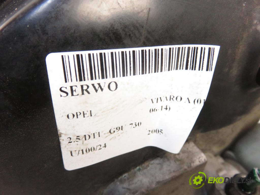 OPEL VIVARO A Autobus (X83) BUS 2005 99,00 2.5 DTI - G9U 730 2464,00 Posilovač 8200116384 ; 93851935 (Servočerpadlá, pumpy riadenia)