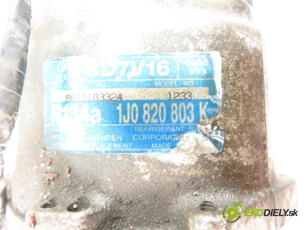 VW GOLF IV (1J1) HB 2000 74,00 1.6 - AKL 1595,00 KOMPRESOR: klimatizace 1J0820803K (Kompresory)