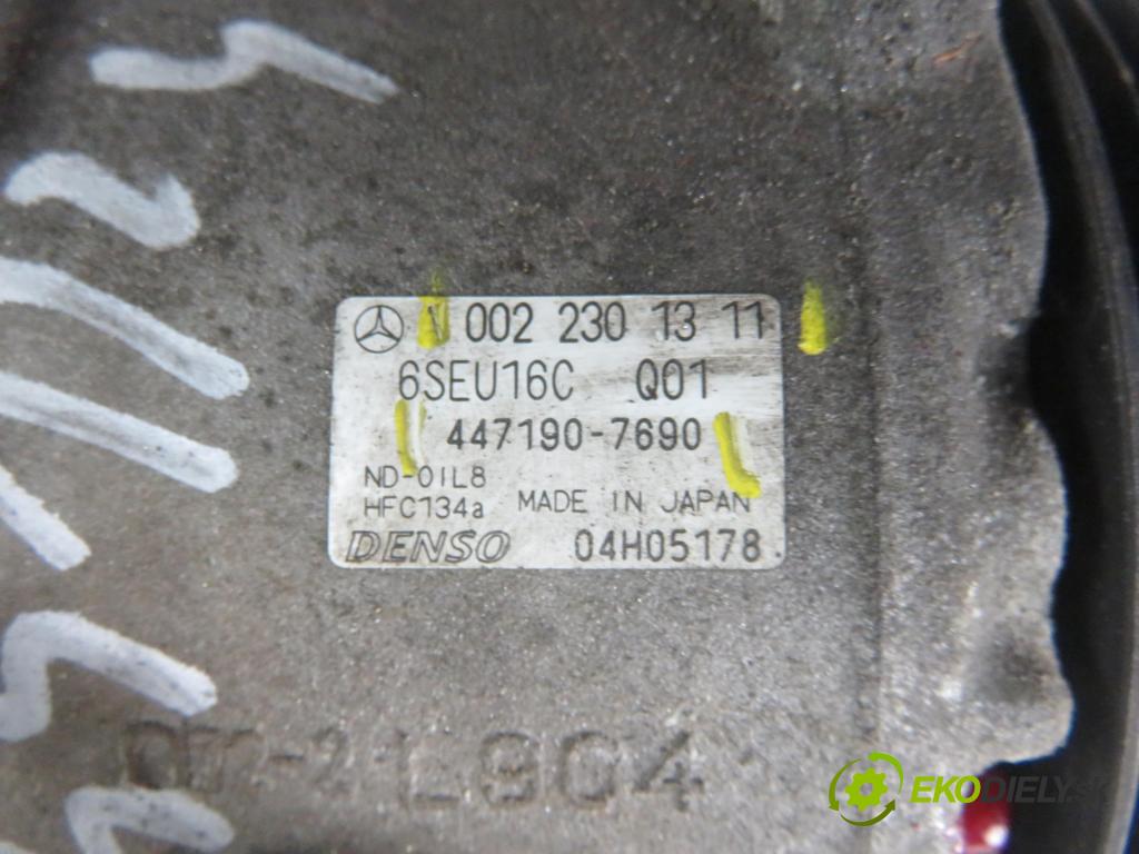 MERCEDES-BENZ KLASA A (W169) MINIVAN 2006 70,00 A 150 (169.031, 169.331) - M 266.920 1498,00 KOMPRESOR: klimatizace 0022301311 ; 4471907690 (Kompresory)