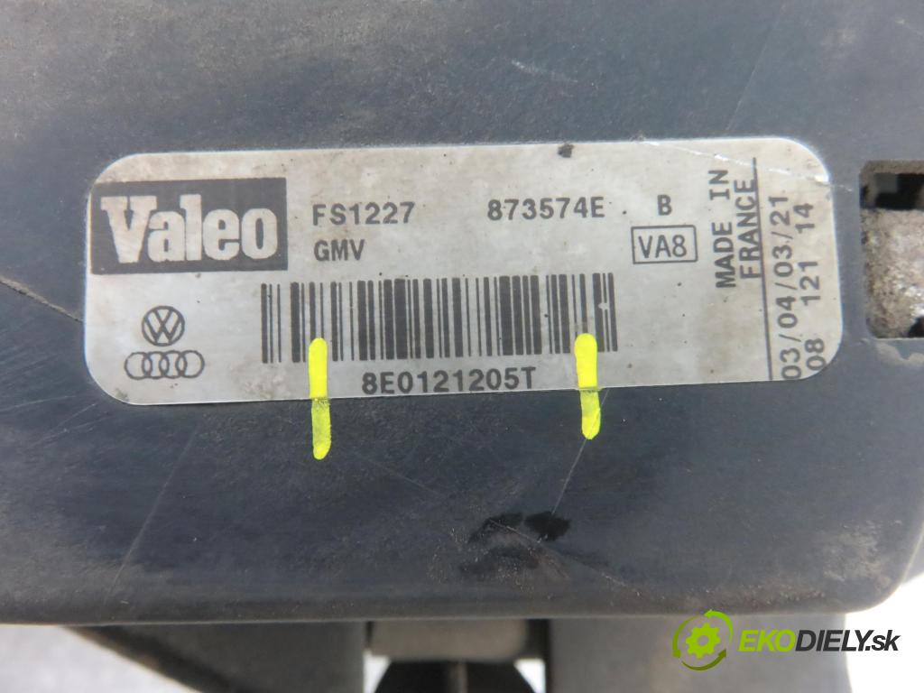 AUDI A4 (8E2, B6) SEDAN 2002 96,00 1.9 TDI PD 130 1896,00 Ventilátor chladič klímatizácie 8E0121205T