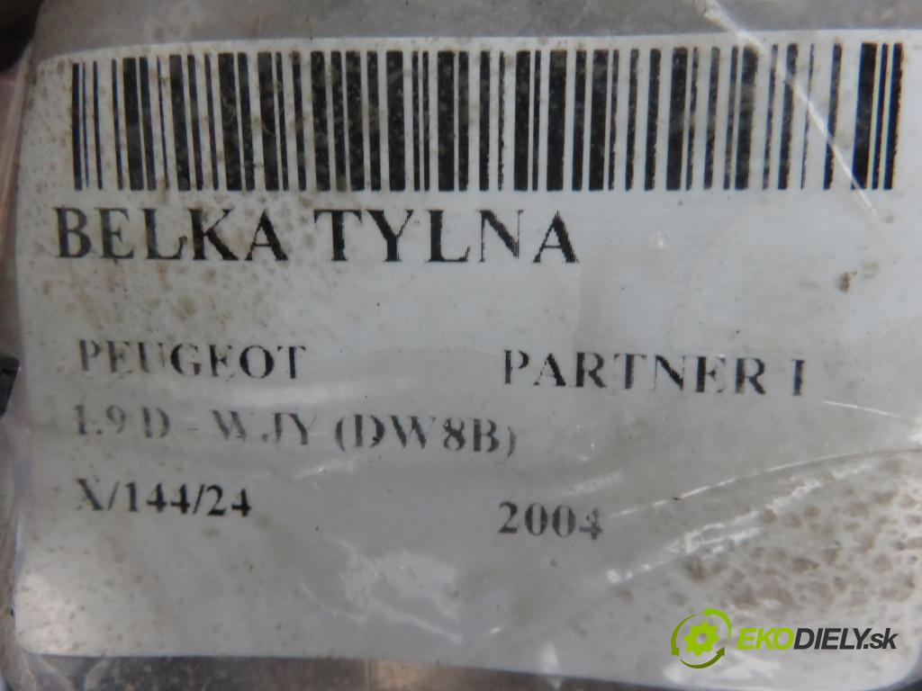 PEUGEOT PARTNER Skrzynia (5_, G_) KOMBIVAN 2004 51,00 1.9 D - WJY (DW8B) 1868,00 výztuha zadní část 