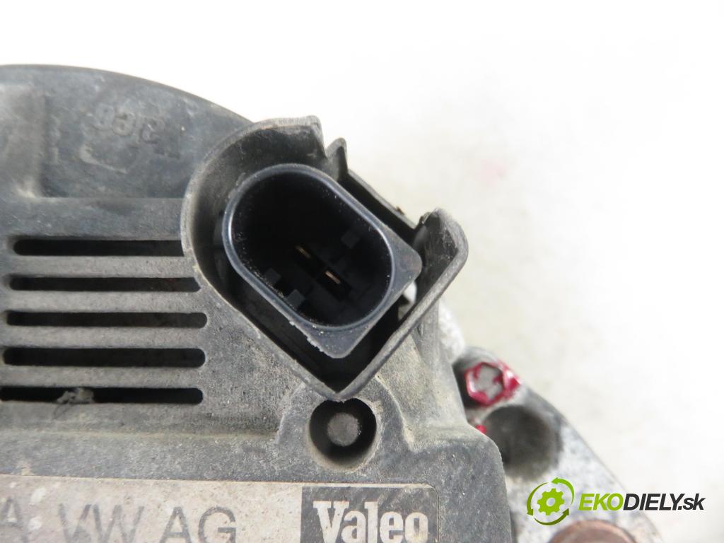 AUDI A3 (8P1) HB 2003 75,00 1.6 - BGU 1595,00 Alternátor 06F903023C ; TG14C011 ; 2542695A (Alternátory)