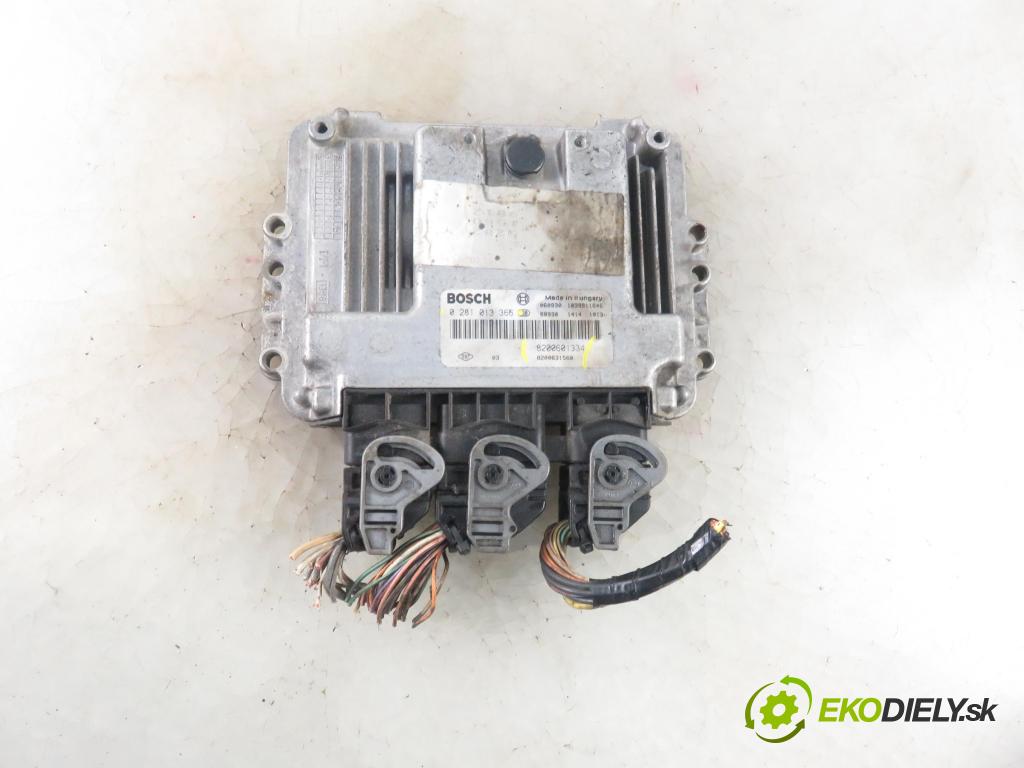 RENAULT SCENIC II (JM0/1_) MINIVAN 2006 96,00 1.9 dCi (JM15) - F9Q 804 1870,00 řídící jednotka motora 0281013366 ; 8200601334 ; 8200631560