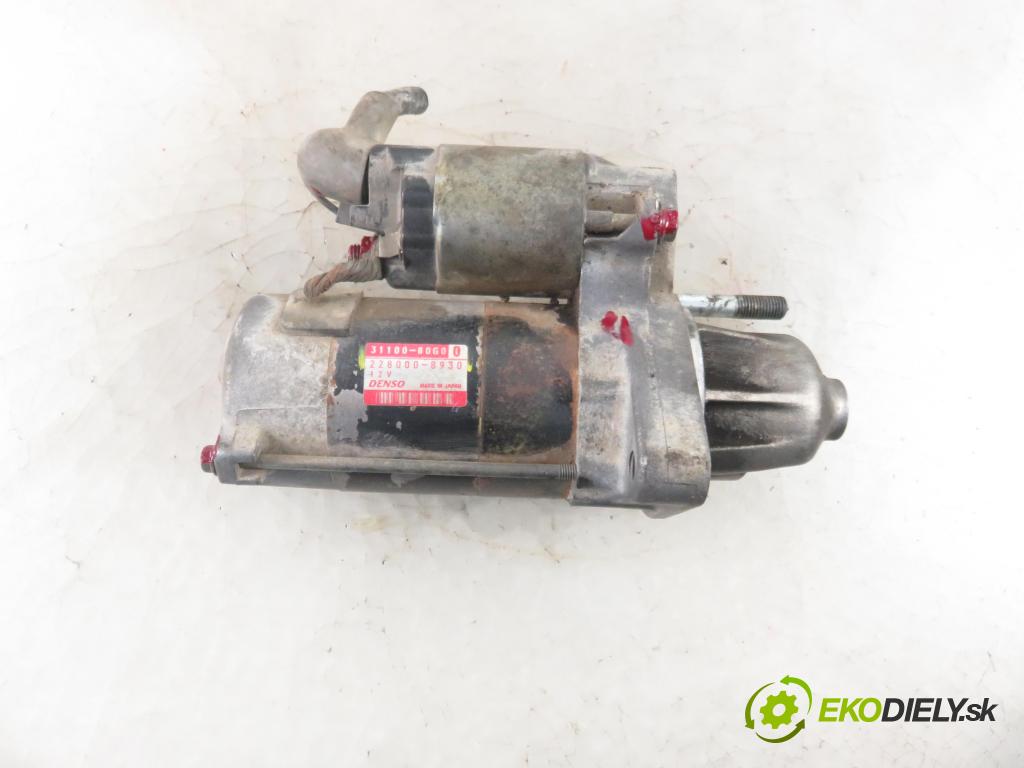 SUZUKI IGNIS (FH) HB 2001 61,00 1.3 4WD 83 (RG413) - M13A 1328,00 Štartér 3110080G0 ; 2280008930 (Štartéry)