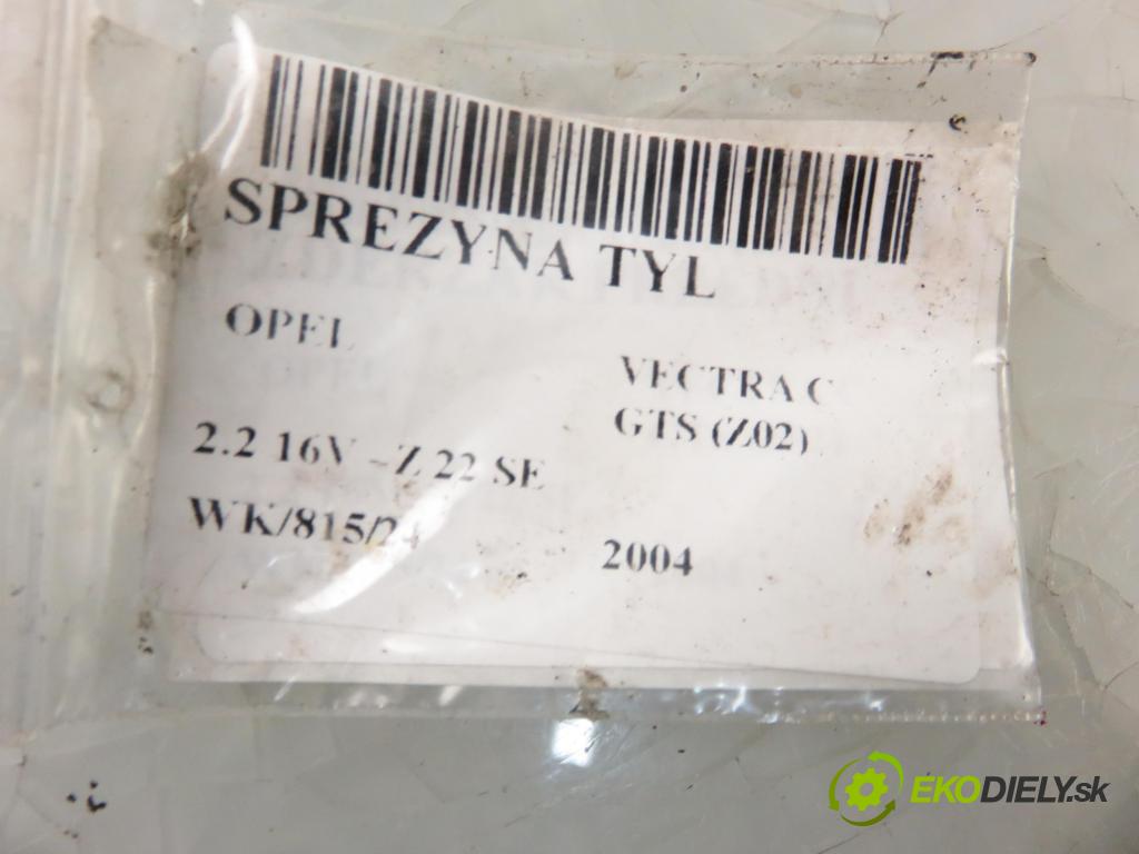 OPEL VECTRA C GTS (Z02) LIFTBACK 2004 108,00 2.2 16V - Z 22 SE 2198,00 Pružina zadné 