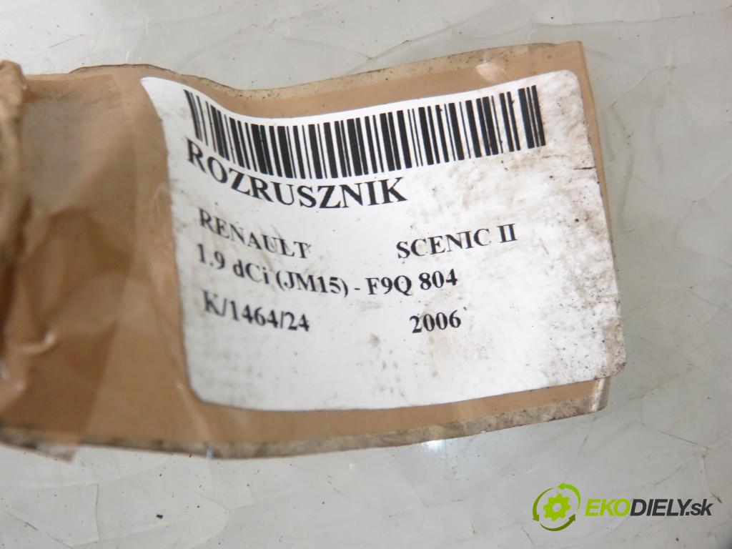 RENAULT SCENIC II (JM0/1_) MINIVAN 2006 96,00 1.9 dCi (JM15) - F9Q 804 1870,00 Štartér 8200628426 (Štartéry)
