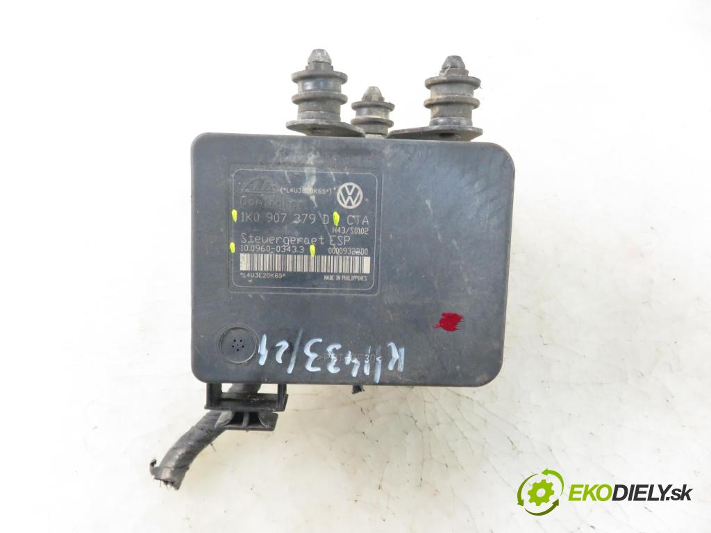 AUDI A3 (8P1) HB 2003 75,00 1.6 - BGU 1595,00 Pumpa ABS 1K0614517B ; 1K0907379D ; 10096003433 (Pumpy ABS)