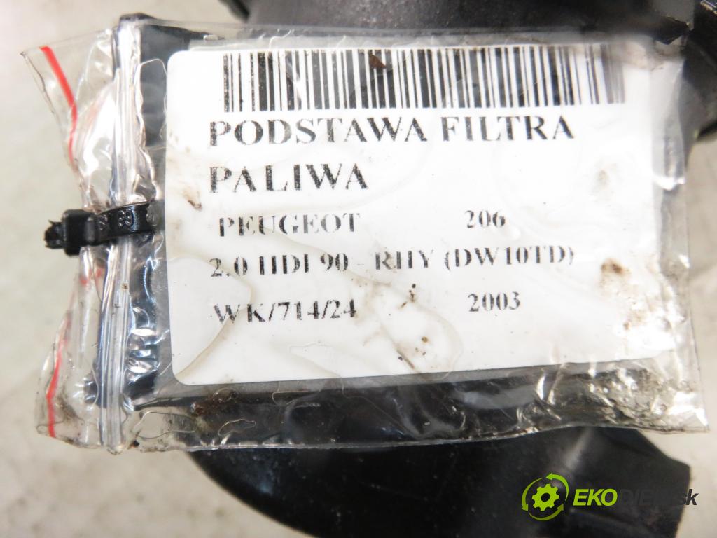 PEUGEOT 206 liftback (2A/C) HB 2003 66,00 2.0 HDI 90 - RHY 1997,00 Obal filtra paliva 9642105180C ; 9638780280D