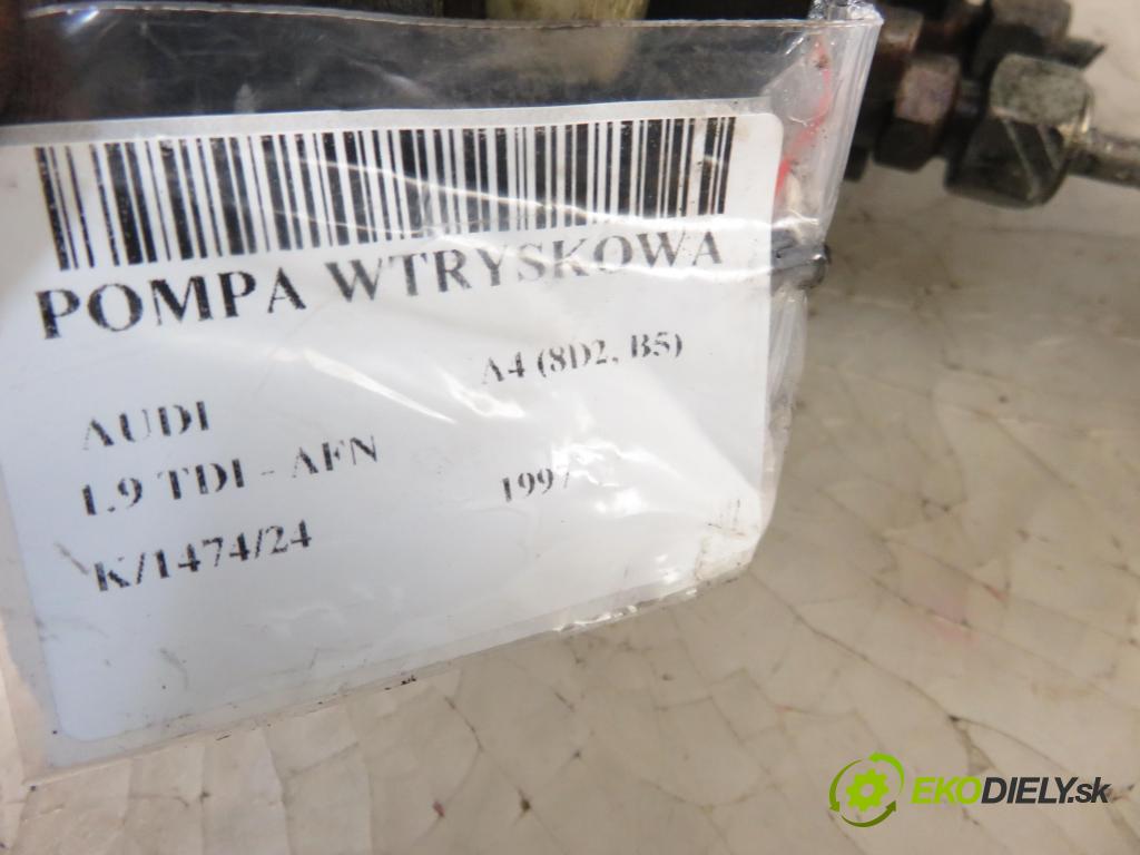 AUDI A4 (8D2, B5) SEDAN 1997 81,00 1.9 TDI 110 - AFN 1896,00 Pumpa vstrekovacia 028130115A ; 0460404969 (Vstrekovacie čerpadlá)