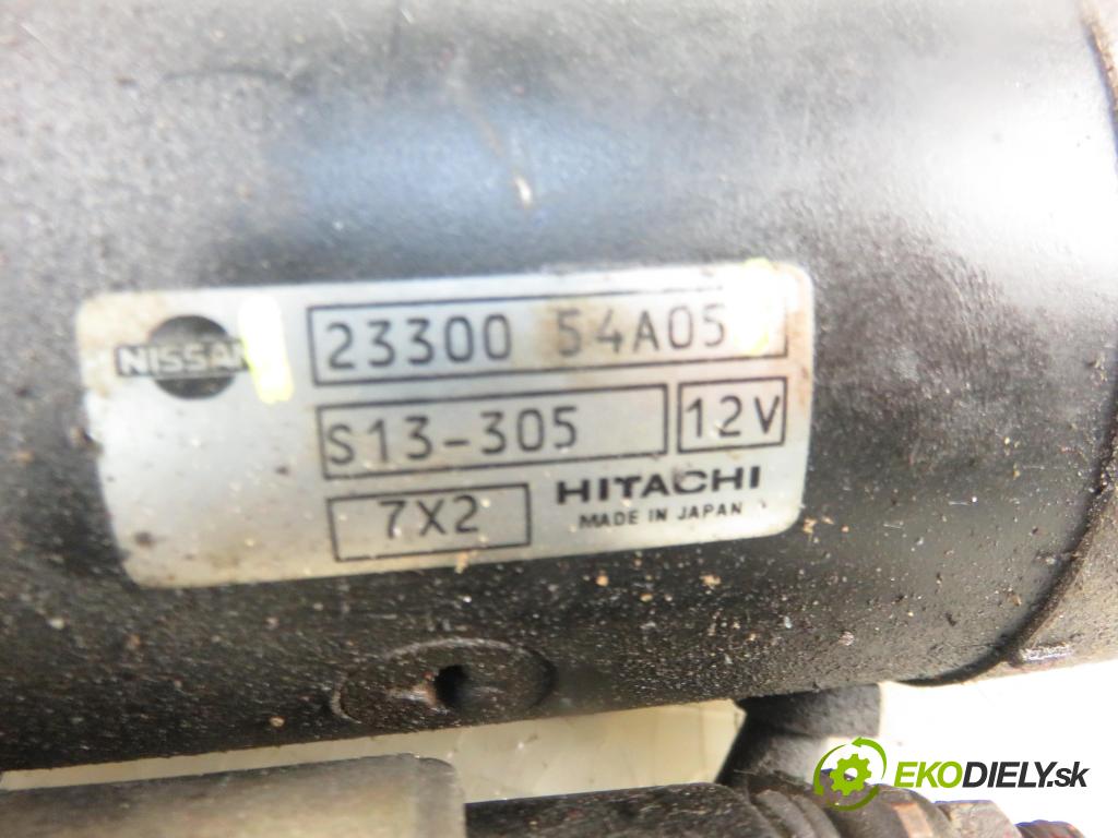 NISSAN PRIMERA Hatchback (P11) LIFTBACK 1997 66,00 2.0 TD - CD20T 1974,00 Štartér 2330054A05 (Štartéry)