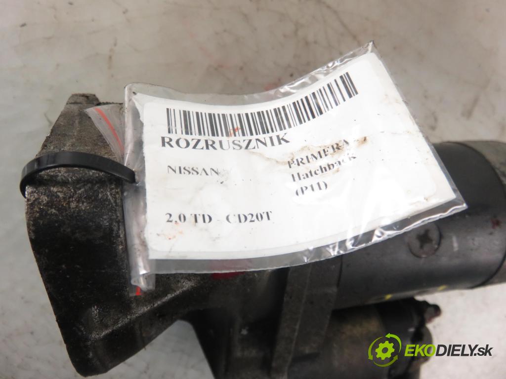 NISSAN PRIMERA Hatchback (P11) LIFTBACK 1997 66,00 2.0 TD - CD20T 1974,00 Štartér 2330054A05 (Štartéry)