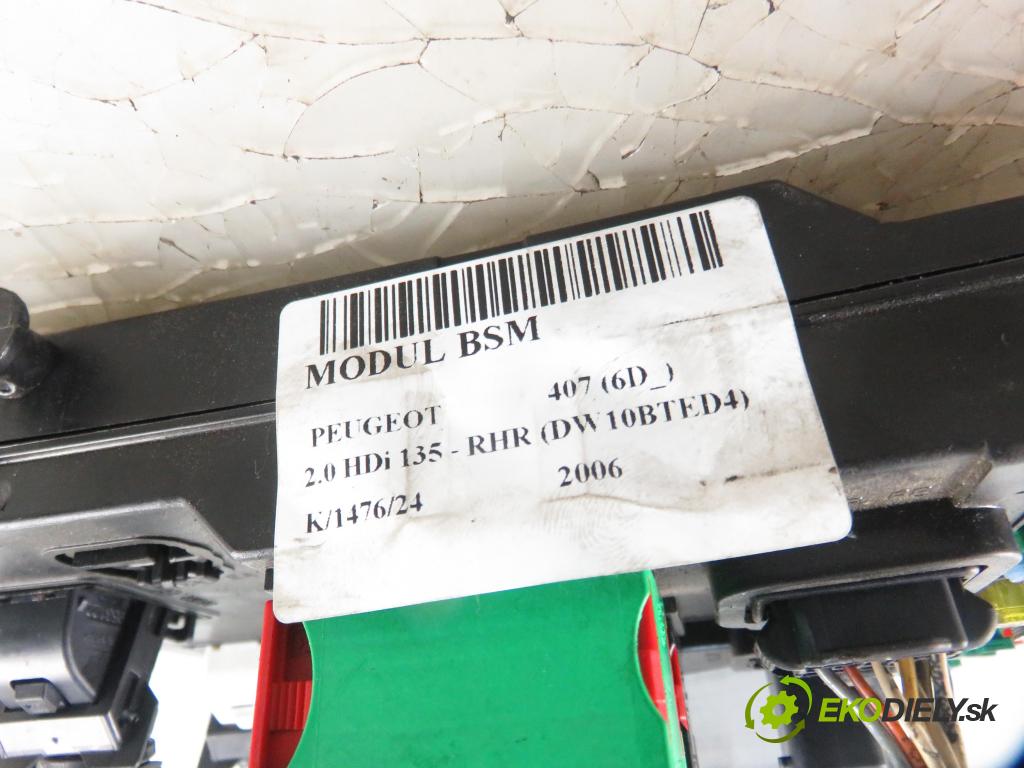 PEUGEOT 407 (6D_) SEDAN 2006 100,00 2.0 HDi 135 - RHR 1997,00 MODUL BSI 9655708480 ; S120104600L