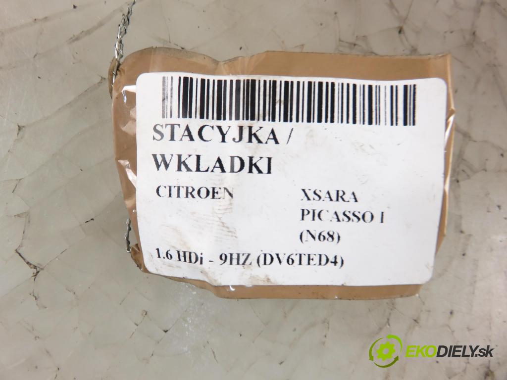 CITROEN XSARA PICASSO (N68) MINIVAN 2008 80,00 1.6 HDi - 9HZ (DV6TED4) 1560,00 spinačka  (Spínacie skrinky a kľúče)