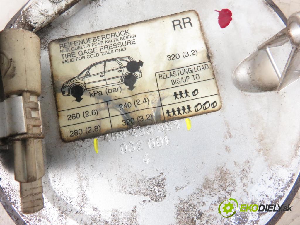 OPEL MERIVA A nadwozie wielkoprzestrzenne (MPV) (X03) MINIVAN 2004 74,00 1.7 CDTI 100 - Z 17 DTH 1686,00 Dvierka nádrže paliva 468435664 (Ostatné)