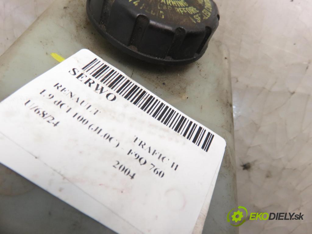 RENAULT TRAFIC II Autobus (JL) BUS 2004 74,00 1.9 dCI 100 (JL0C) - F9Q 760 1870,00 Posilovač 8200300847 ; 93852216+ (Servočerpadlá, pumpy riadenia)