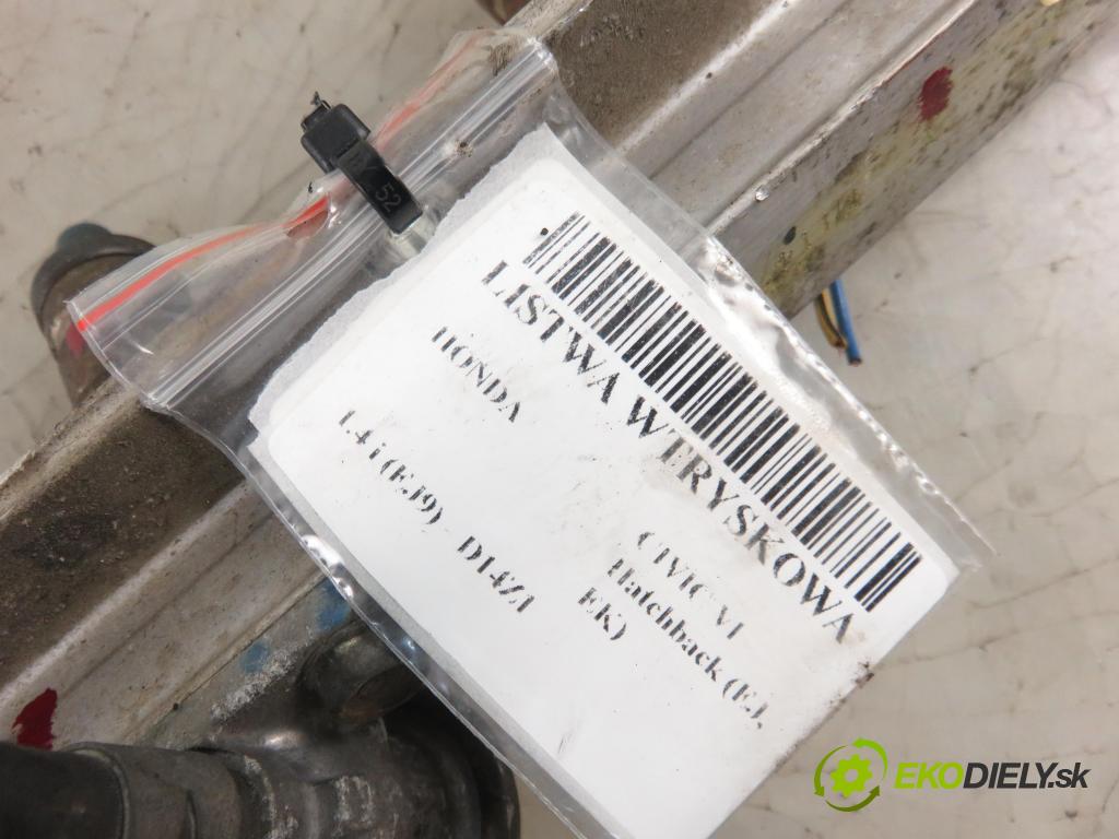 HONDA CIVIC VI Hatchback (EJ, EK) HB 1999 55,00 1.4 i (EJ9) - D14Z1 1396,00 Lišta vstrekovacia  (Vstrekovacie lišty)