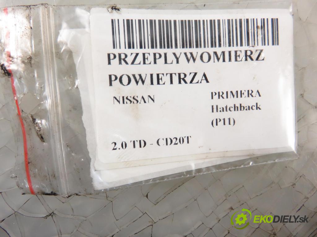 NISSAN PRIMERA Hatchback (P11) LIFTBACK 1997 66,00 2.0 TD - CD20T 1974,00 váha vzduchu vzduchu F00C2G2033 ; 02581002207