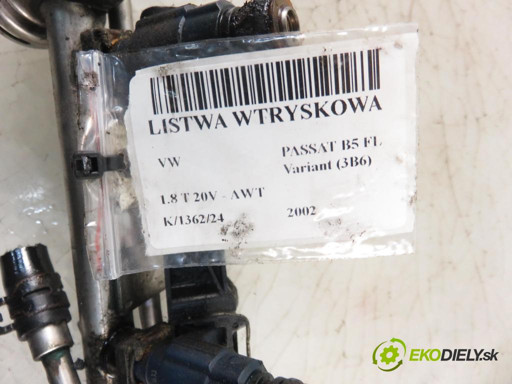 VW PASSAT B5.5 Variant (3B6) KOMBI 2002 110,00 1.8 T 20V - AWT 1781,00 Lišta vstrekovacia 0280156065 ; 06B133551M (Vstrekovacie lišty)