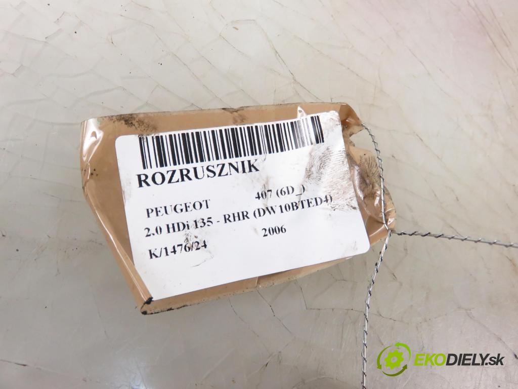PEUGEOT 407 (6D_) SEDAN 2006 100,00 2.0 HDi 135 - RHR 1997,00 Štartér S0550 (Štartéry)