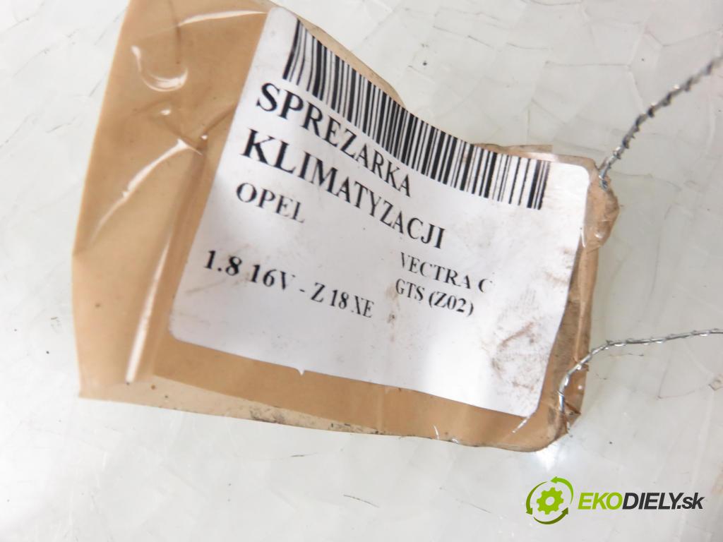 OPEL VECTRA C GTS (Z02) LIFTBACK 2004 90,00 1.8 16V 122 - Z 18 XE 1796,00 KOMPRESOR: klimatizace 24411270 (Kompresory)
