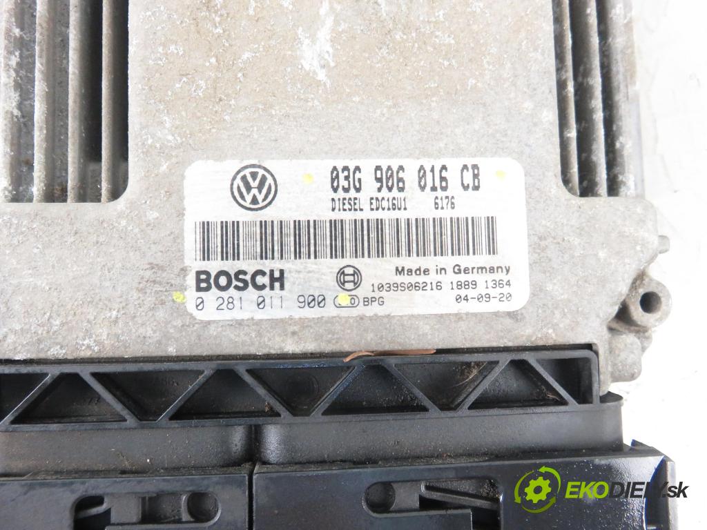 VW GOLF V (1K1) HB 2005 77,00 1.9 TDI PD 105 - BKC 1896,00 Riadiaca jednotka Motor 03G906016CB ; 0281011900