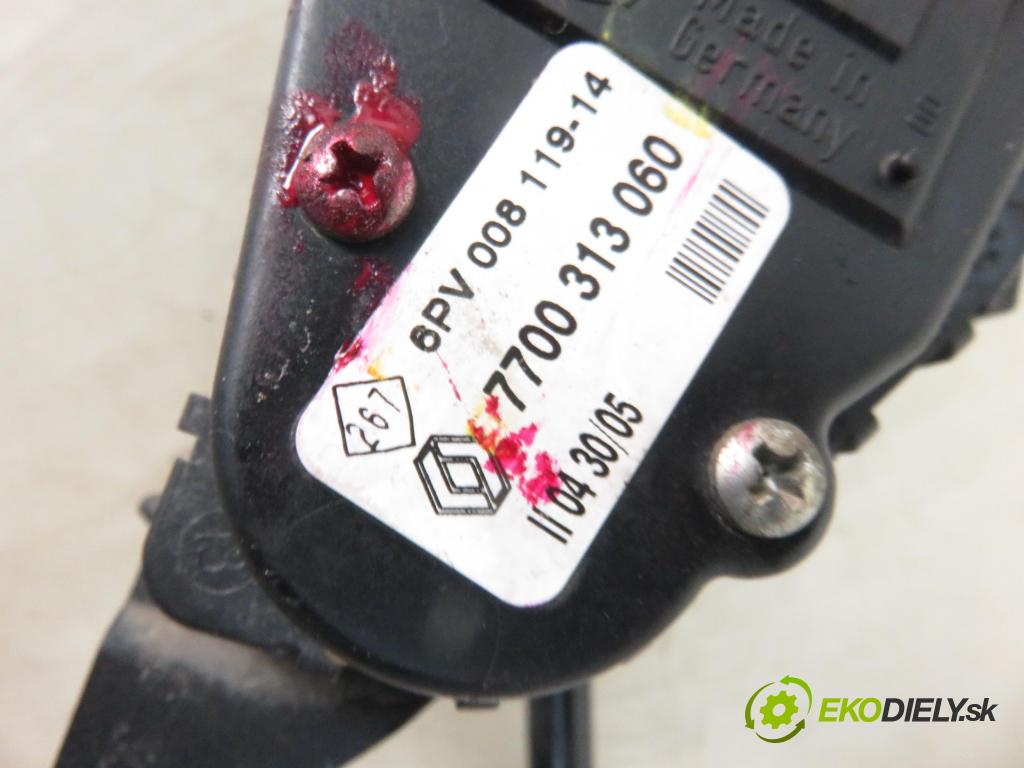 OPEL VIVARO A Autobus (X83) BUS 2005 74,00 1.9 CDTI 101 - F9Q 760 1870,00 Potenciometer plynu 7700313060 ; 6PV00811914 (Pedále)