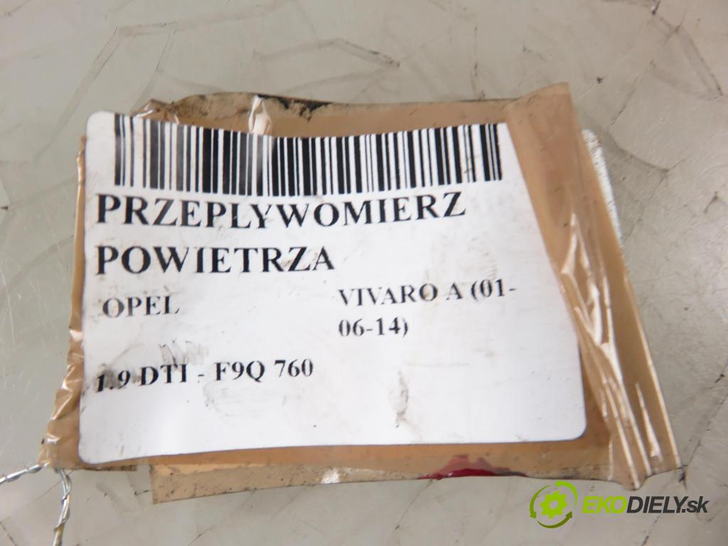 OPEL VIVARO A Autobus (X83) BUS 2005 74,00 1.9 CDTI 101 - F9Q 760 1870,00 váha vzduchu vzduchu 5WK9620