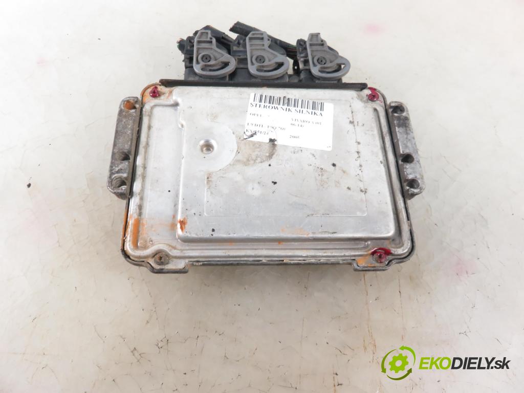 OPEL VIVARO A Autobus (X83) BUS 2005 74,00 1.9 CDTI 101 - F9Q 760 1870,00 řídící jednotka motora 8200051608 ; 8200389519 ; 0281011529
