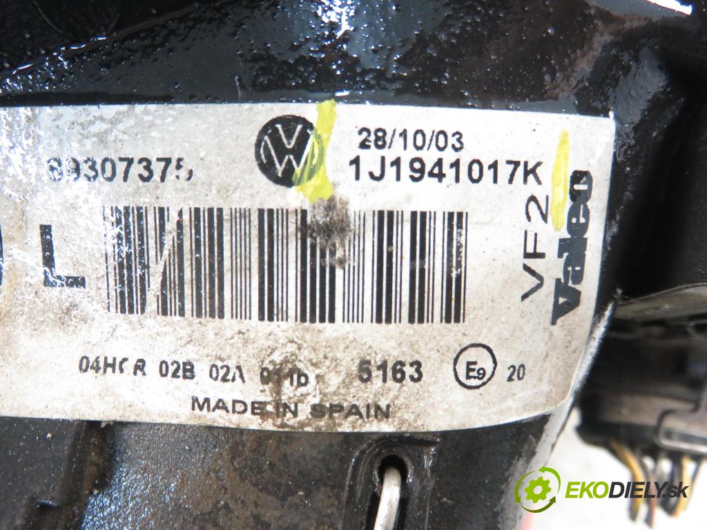 VW GOLF IV (1J1) HB 1999 50,00 1.9 SDI 68 - AQM 1896,00 Svetlo LP 1J1941017K