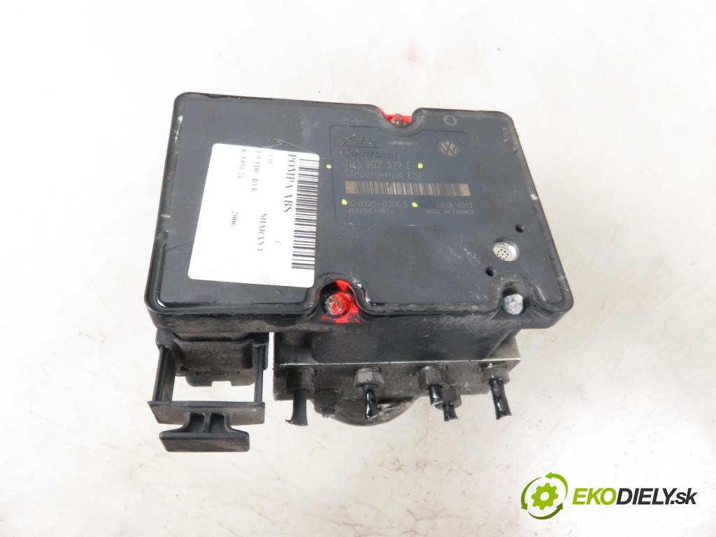 VW SHARAN (7M8, 7M9, 7M6) MINIVAN 2006 85,00 1.9 TDI - BVK 1896,00 Pumpa ABS 7M3907379F ; 10092503063 (Pumpy ABS)