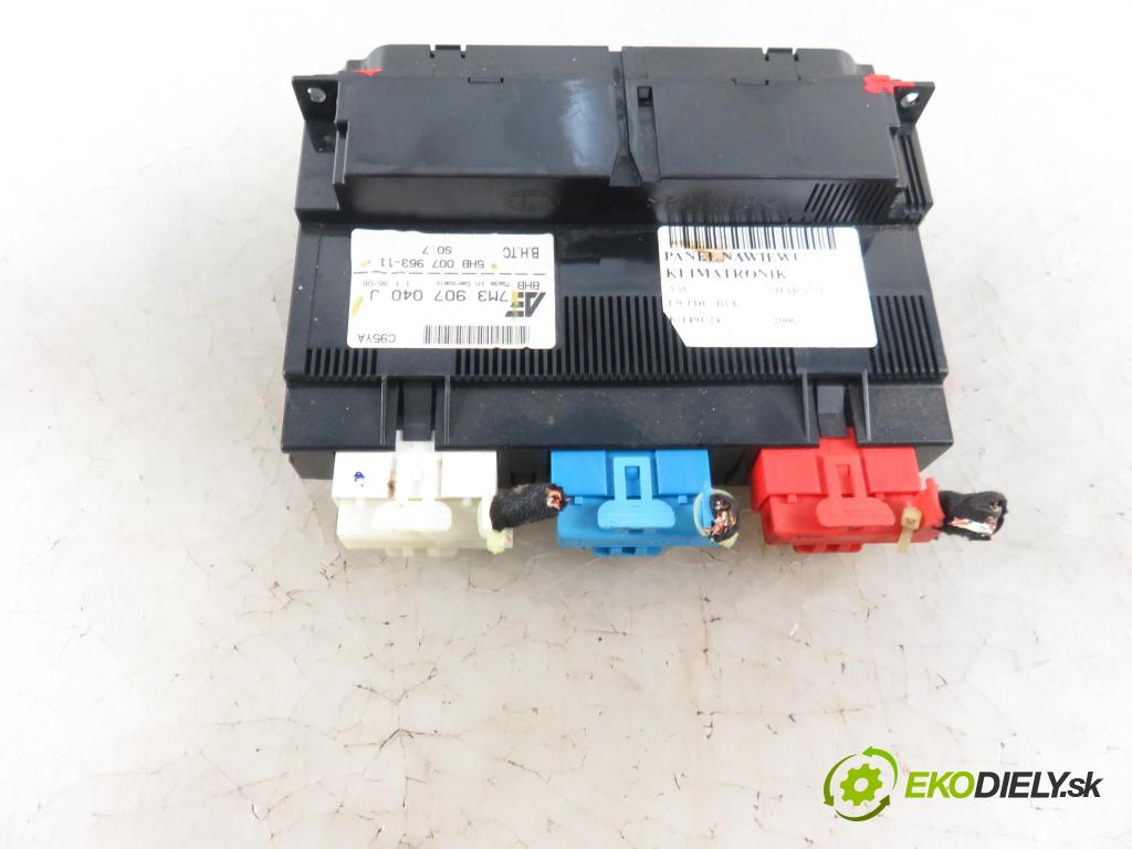 VW SHARAN (7M8, 7M9, 7M6) MINIVAN 2006 85,00 1.9 TDI - BVK 1896,00 Panel topení KLIMATRONIK 7M3907040J ; 5HB00796311