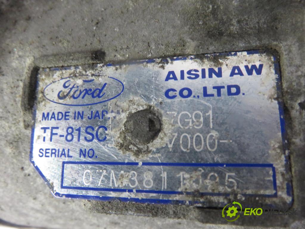 FORD S-MAX (WA6) MINIVAN 2008 96,00 2.0 TDCi - AZWA 1997,00 Prevodovka automatická 7G917000AB ; TF81SC