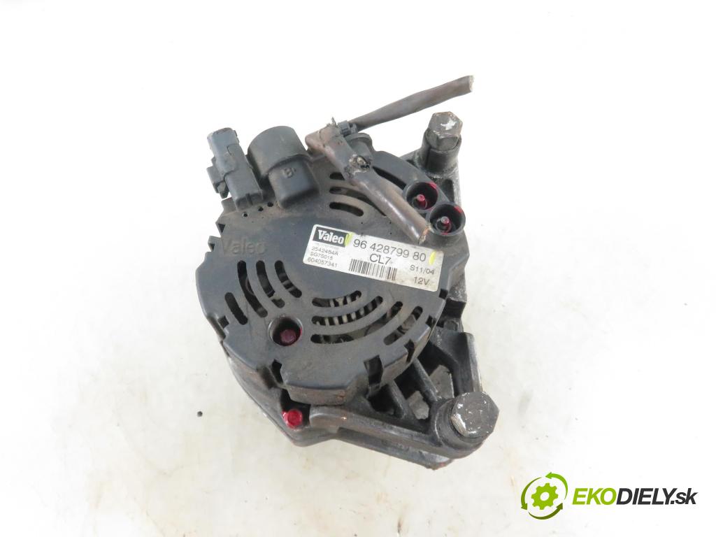 PEUGEOT 206 liftback (2A/C) HB 2004 55,00 1.4 75 - KFW 1360,00 Alternátor 9642879980 (Alternátory)