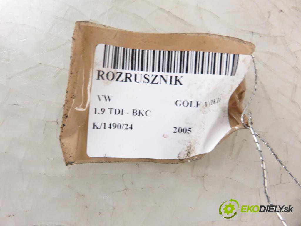 VW GOLF V (1K1) HB 2005 77,00 1.9 TDI PD 105 - BKC 1896,00 Štartér 02Z911023FX (Štartéry)