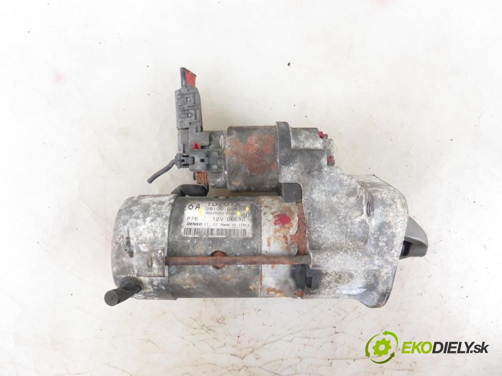 TOYOTA AVENSIS sedan (_T25_) LIFTBACK 2003 85,00 2.0 D-CAT 116- 1CD-FTV 1995,00 Štartér 281000G020 ; MS4280000720 (Štartéry)