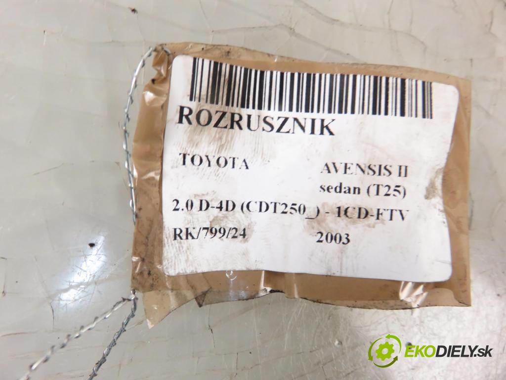TOYOTA AVENSIS sedan (_T25_) LIFTBACK 2003 85,00 2.0 D-CAT 116- 1CD-FTV 1995,00 Štartér 281000G020 ; MS4280000720 (Štartéry)