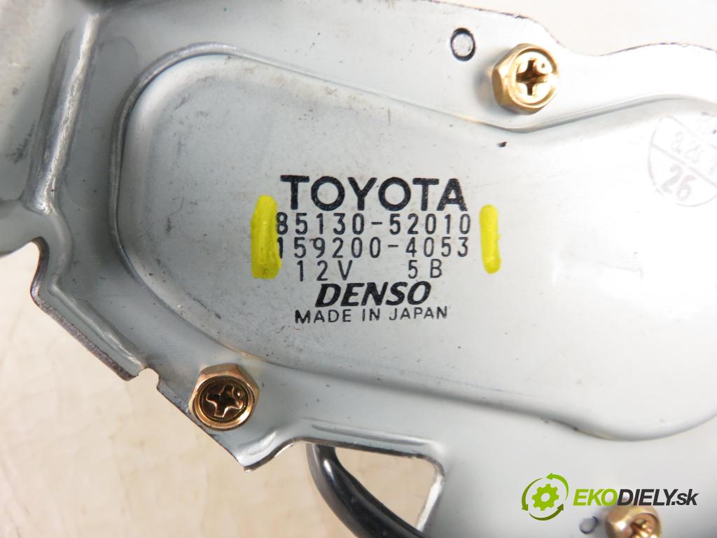 TOYOTA YARIS (_P1_) HB 2001 50,00 1.0 VVT- i 68 - 1SZ-FE 998,00 motorek stěrače ZADNÍ: 8513052010 ; 1592004053