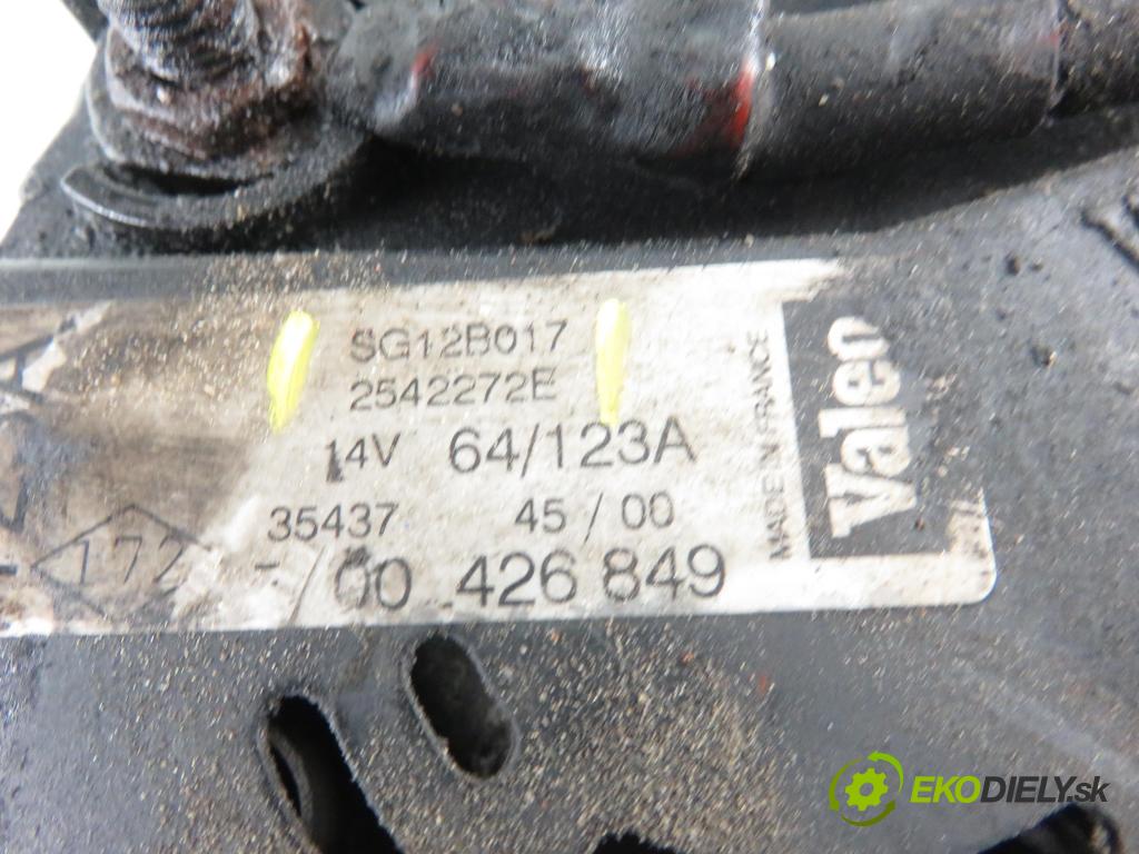 OPEL VIVARO A Autobus (X83) BUS 2005 74,00 1.9 CDTI 101 - F9Q 760 1870,00 Alternátor SG12B017 ; 2542272E (Alternátory)