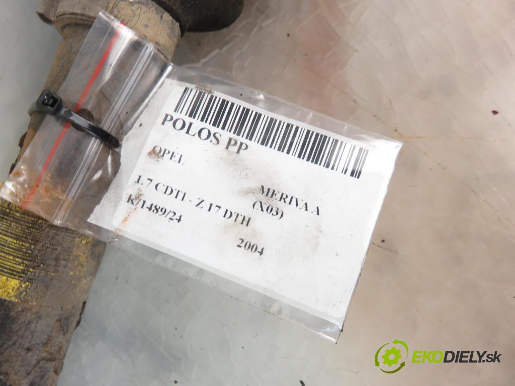 OPEL MERIVA A nadwozie wielkoprzestrzenne (MPV) (X03) MINIVAN 2004 74,00 1.7 CDTI 100 - Z 17 DTH 1686,00 Poloos PP 