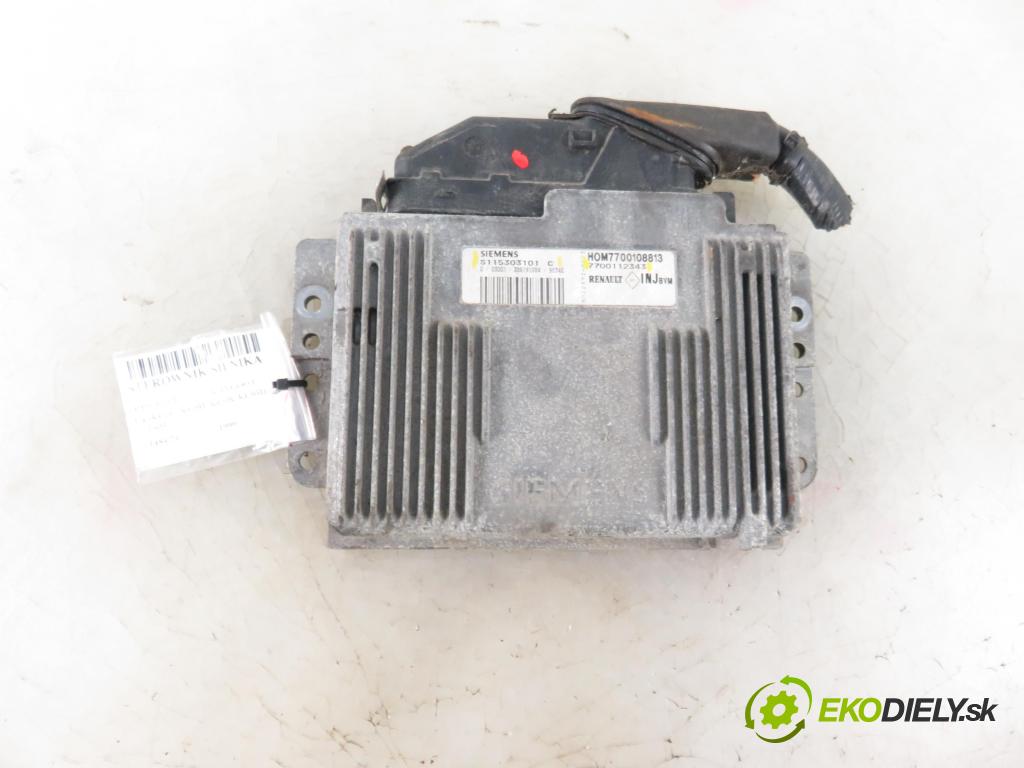 RENAULT KANGOO (KC0/1_) KOMBIVAN 1999 55,00 1.4 (KC0C, KC0H, KC0B, KC0M) - E7J 635 1390,00 řídící jednotka motora S115303101C ; 7700112343