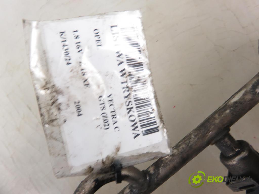 OPEL VECTRA C GTS (Z02) LIFTBACK 2004 90,00 1.8 16V 122 - Z 18 XE 1796,00 Lišta vstrekovacia 90536149 (Vstrekovacie lišty)