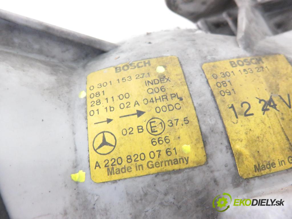 MERCEDES-BENZ KLASA S (W220) SEDAN 2002 145,00 S 320 CDI 197 - OM 613.960 3222,00 Svetlo LP 0301153271 ; 2208200761