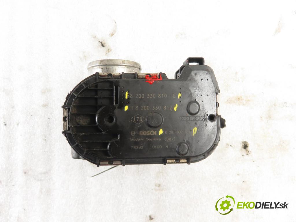 RENAULT SCENIC II (JM0/1_) MINIVAN 2007 110,00 2.0 dCi (JM1K) - M9R 721 1995,00 Škrtiaca klapka 8200330810E ; 8200330812 ; 0281002681 (Škrtiace klapky)