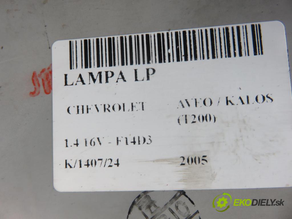 CHEVROLET AVEO / KALOS liftback (T200) HB 2005 69,00 1.4 16V 94 E-TEC II - F14D3 1399,00 Svetlo PP